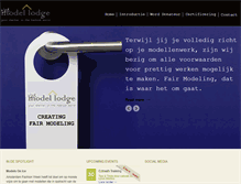 Tablet Screenshot of modellodge.com